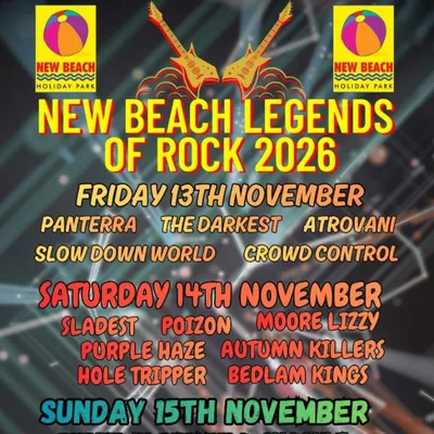 New Beach Legends of Rock Festival 2026
